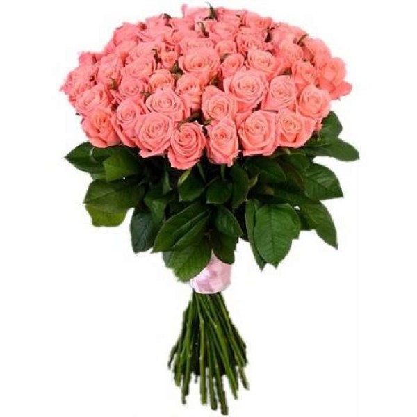 29 розовых роз Анна Карина 100 см