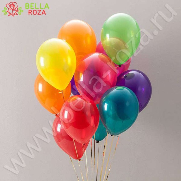 11 воздушных шаров с гелием