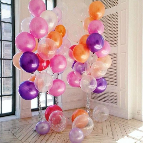 31 воздушных шаров с гелием