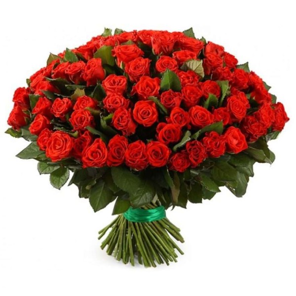 Букет из 101 розы 40-45 см «Примадонна»