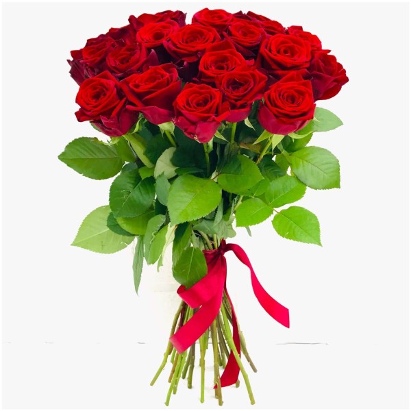 11 гигантских Красных роз 130 см